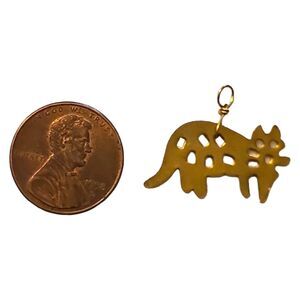 250+ piece Gold Tone‎ Brass Cat Charms Kitten Bulk Dangle Charm 7oz